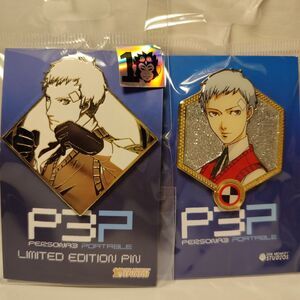 Persona 3 Akihiko Sanada Enamel Pins Set Of 2 Official Atlus Collectibles